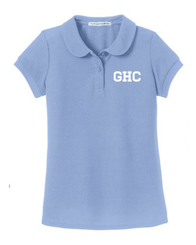 GHC Girls Silk Touch™ Peter Pan Collar Polo