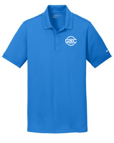 GHC Nike Men's Polo Med Blue